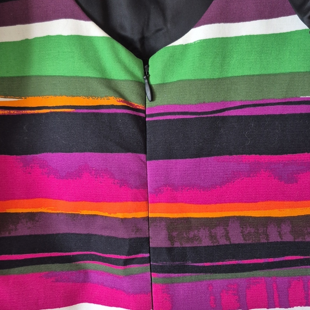 Kate Spade Saturday Sunset Striped Sleeveless Shift Dress, Size 4, Multi-Colored - Picture 6 of 8